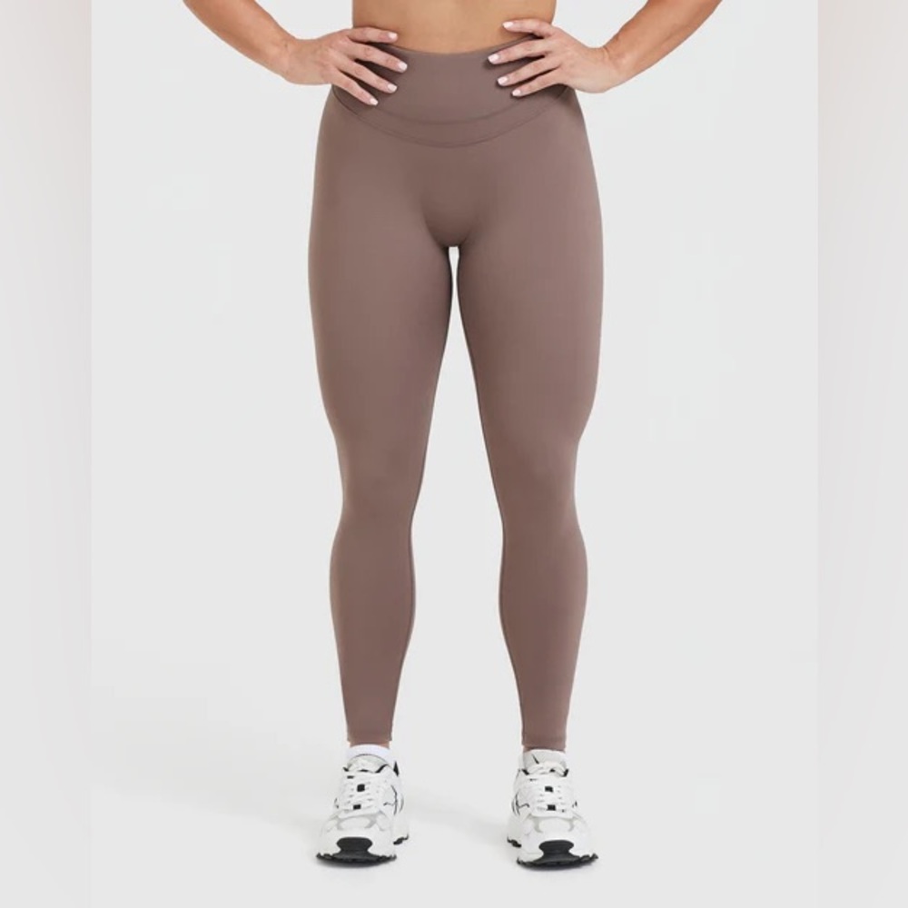 Oner Active Unified High Waisted Leggings- Regular Length- Cool Brown